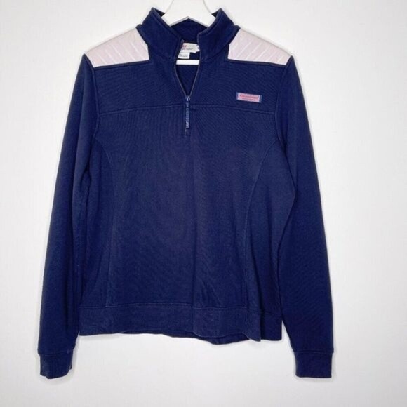 Vineyard Vines Jackets & Blazers - VINEYARD VINES 1/4 Zip Blue Jacket